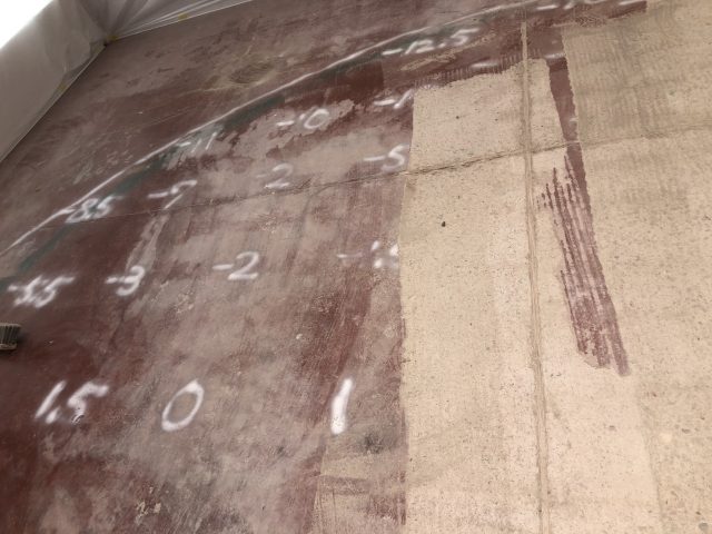 土間コンクリート研磨・不陸調整051502